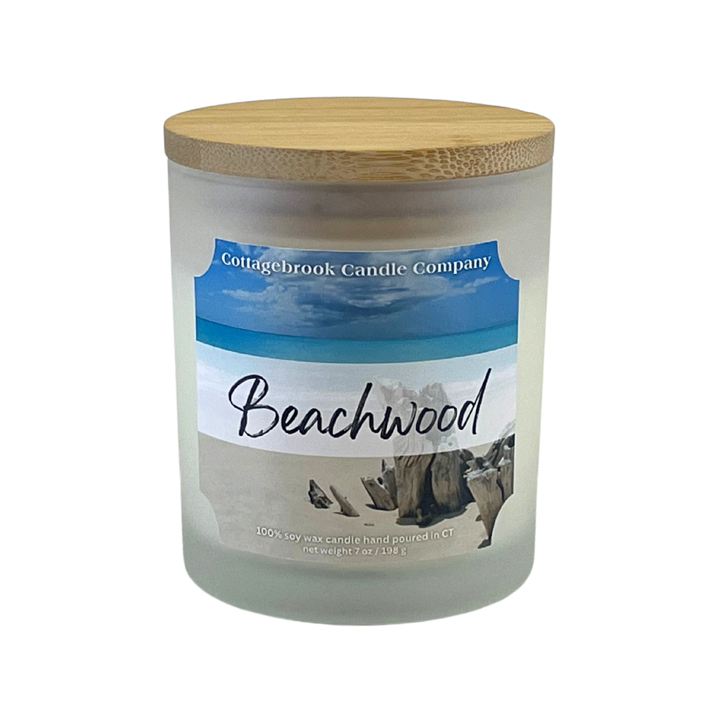 Beachwood Soy Candle | 100% Soy Wax, Hand-Poured, Eco-Friendly