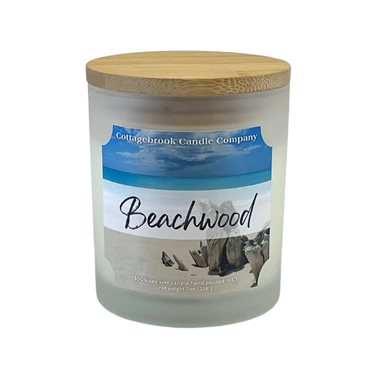Beachwood Soy Candle | 100% Soy Wax, Hand-Poured, Eco-Friendly