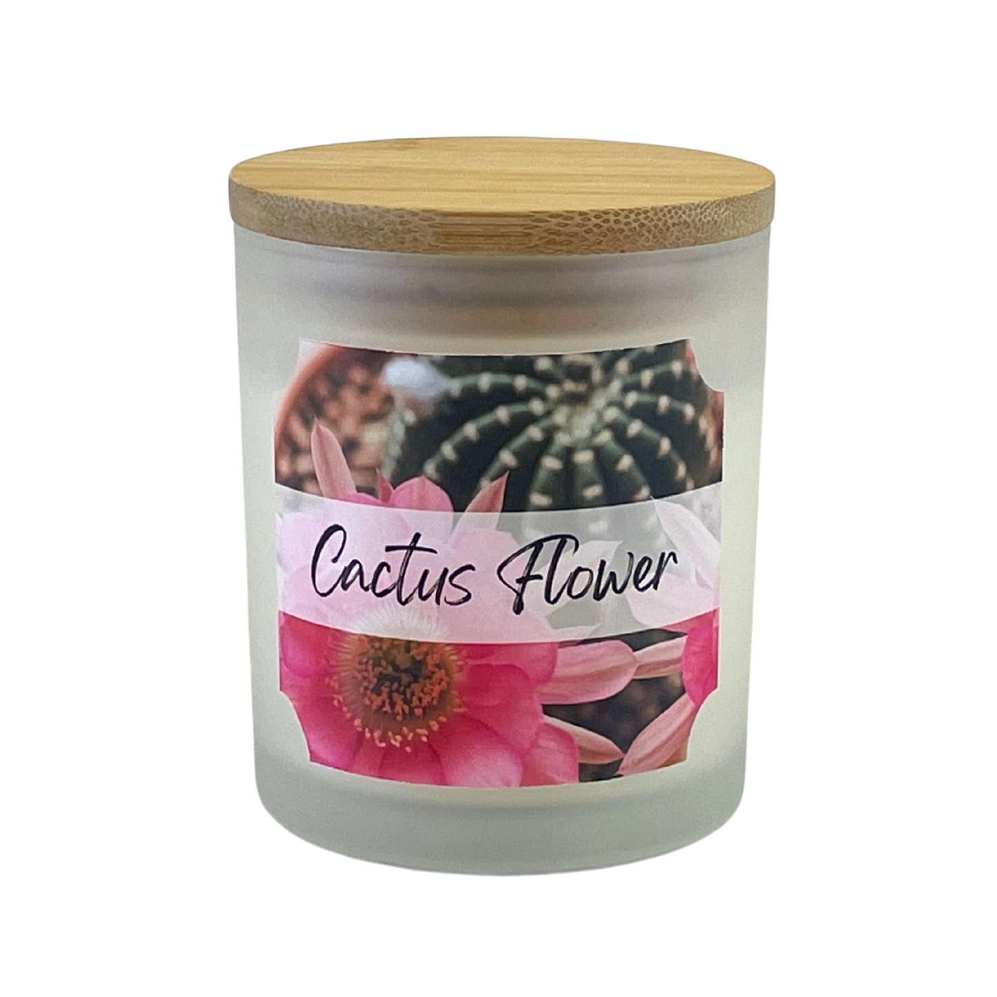 Cactus Flower Soy Candle | 100% Soy Wax, Hand-Poured, Eco-Friendly