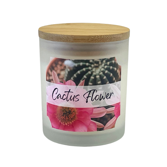 Cactus Flower Soy Candle | 100% Soy Wax, Hand-Poured, Eco-Friendly