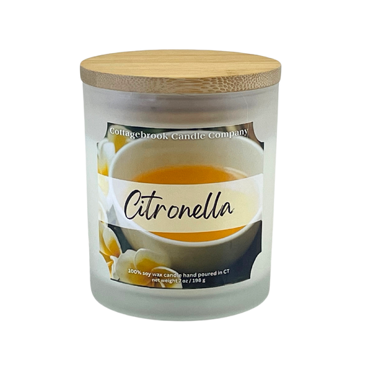 Citronella Soy Candle | 100% Soy Wax, Hand-Poured, Eco-Friendly