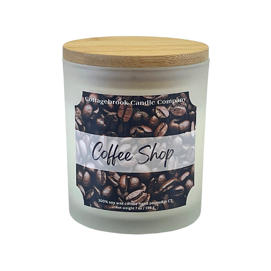 Coffee Shop Soy Candle | 100% Soy Wax, Hand-Poured, Eco-Friendly