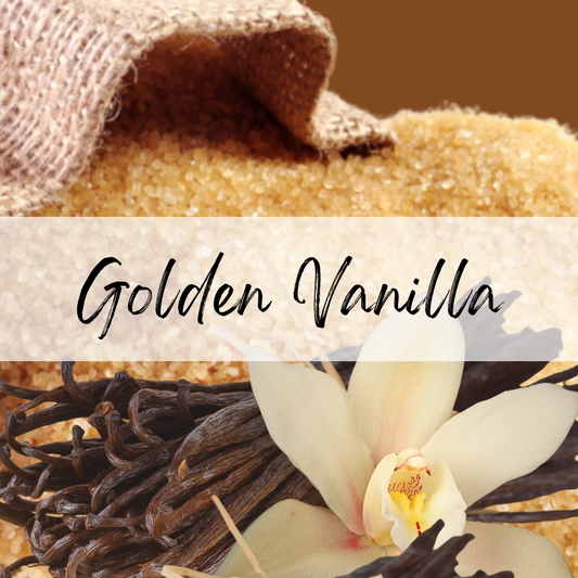 Golden Vanilla Soy Candle | 100% Soy Wax, Hand-Poured, Eco-Friendly