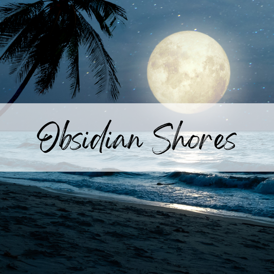 Obsidian Shores Soy Candle | 100% Soy Wax, Hand-Poured, Eco-Friendly