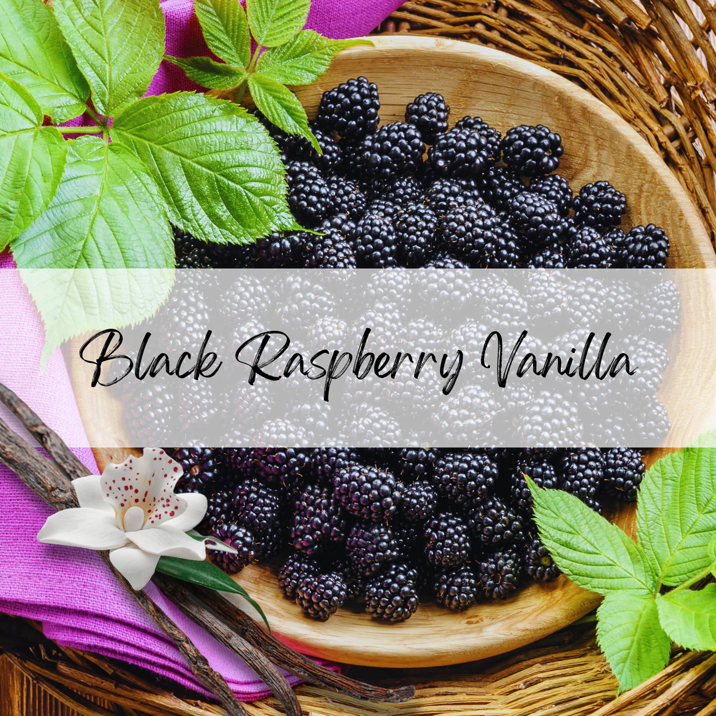 Black Raspberry Vanilla Soy Candle | 100% Soy Wax, Hand-Poured, Eco-Friendly