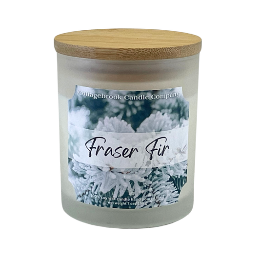 Fraser Fir Soy Candle | 100% Soy Wax, Hand-Poured, Eco-Friendly