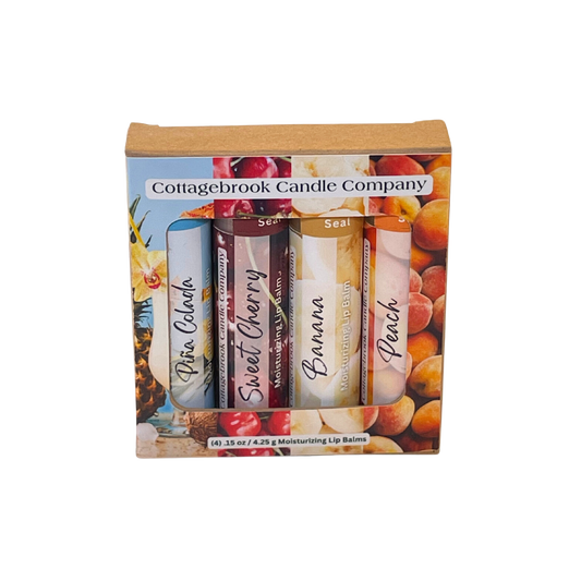 Moisturizing Lip Balm (4-pk) - Fruit Flavors