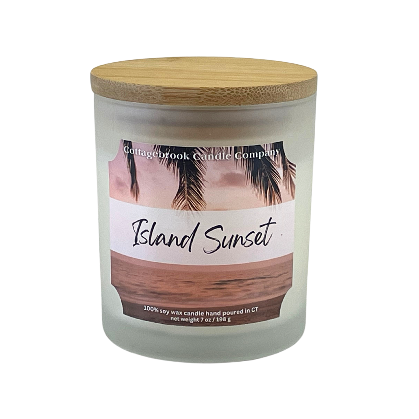 Island Sunset Soy Candle | 100% Soy Wax, Hand-Poured, Eco-Friendly