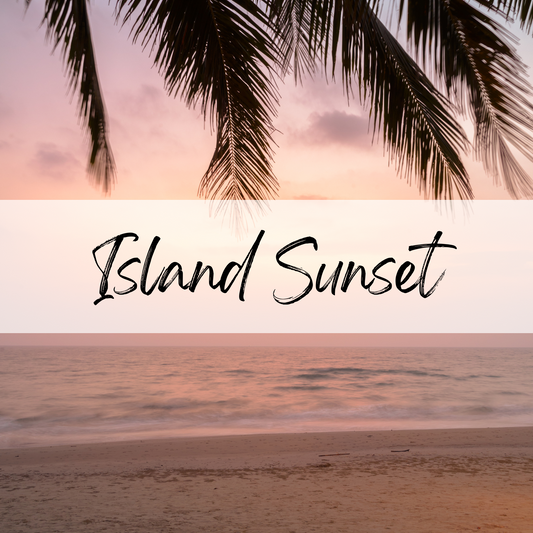 Island Sunset Soy Candle | 100% Soy Wax, Hand-Poured, Eco-Friendly