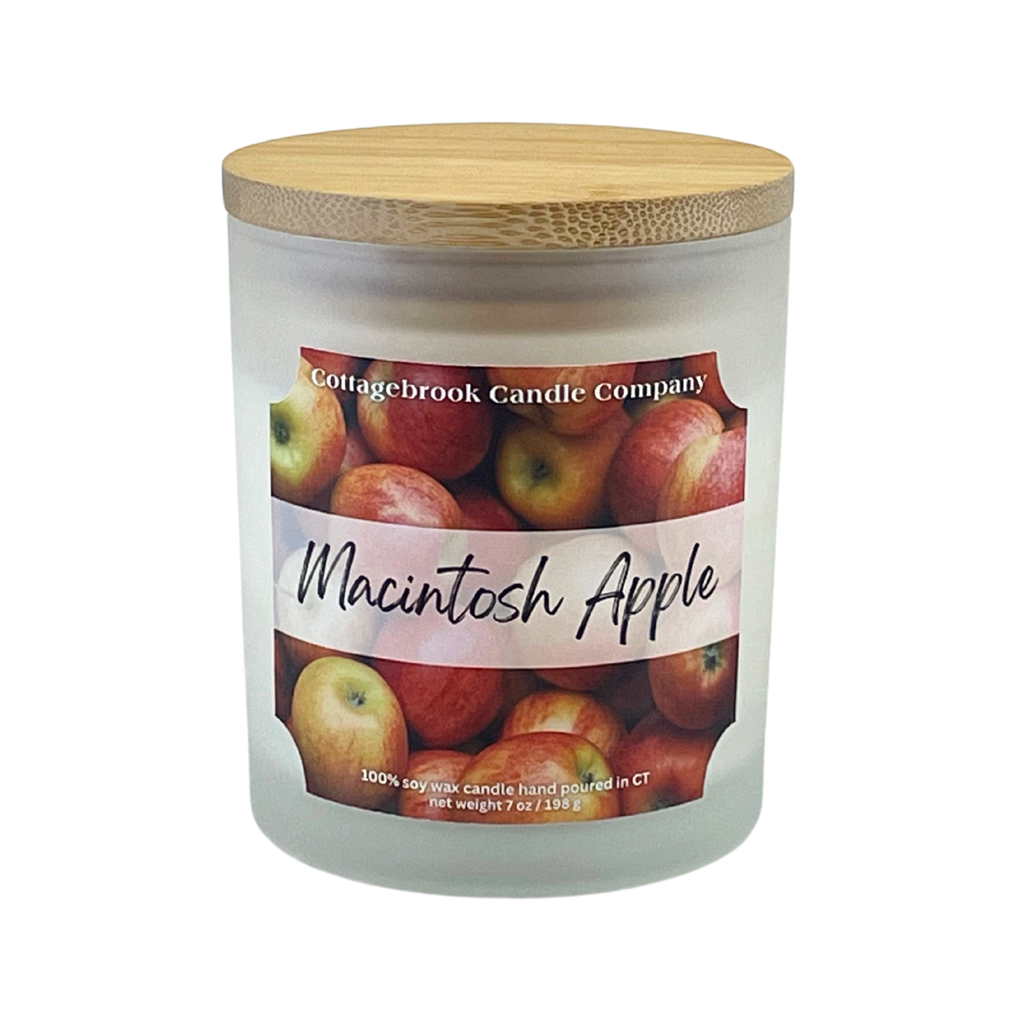 Macintosh Apple Soy Candle | 100% Soy Wax, Hand-Poured, Eco-Friendly