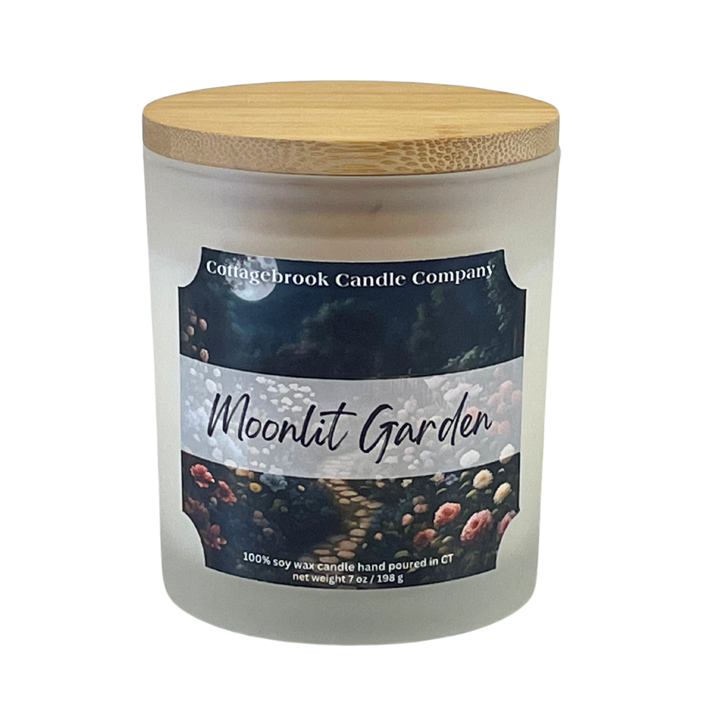 Moonlit Garden Soy Candle | 100% Soy Wax, Hand-Poured, Eco-Friendly