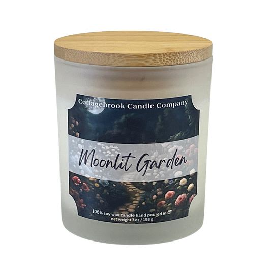 Moonlit Garden Soy Candle | 100% Soy Wax, Hand-Poured, Eco-Friendly