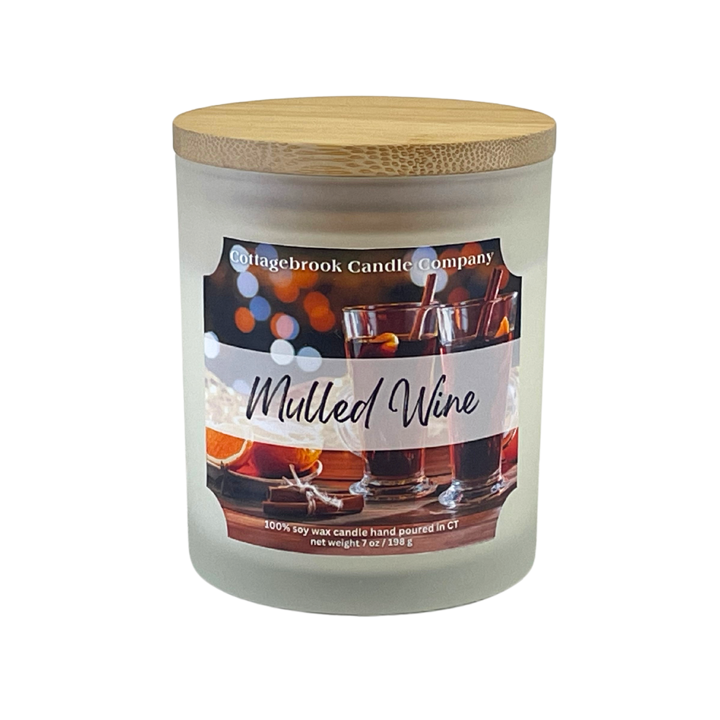 Mulled Wine Soy Candle | 100% Soy Wax, Hand-Poured, Eco-Friendly