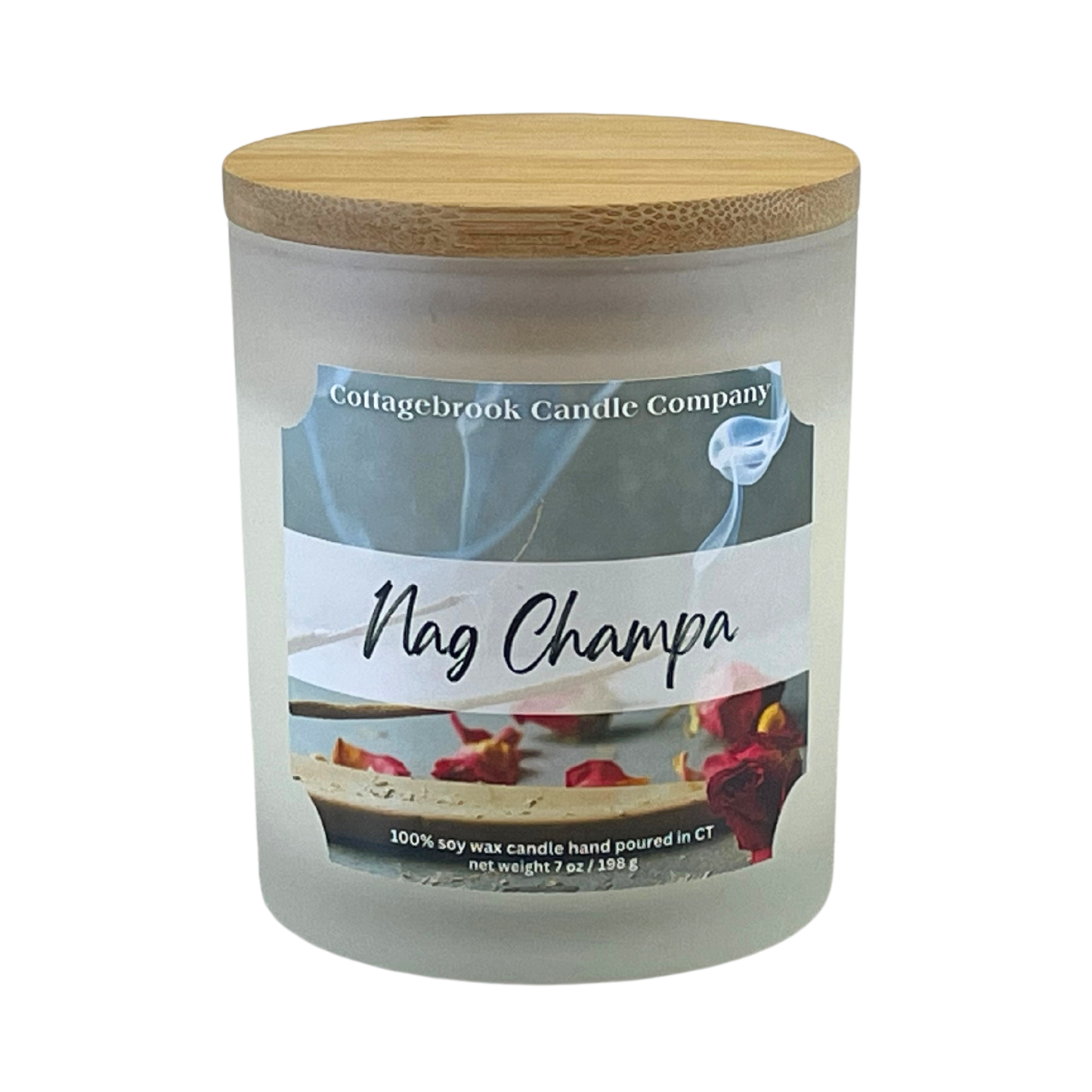 Nag Champa Soy Candle | 100% Soy Wax, Hand-Poured, Eco-Friendly