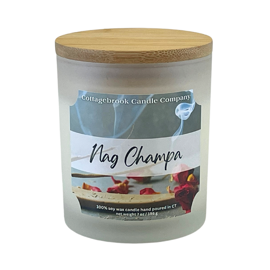 Nag Champa Soy Candle | 100% Soy Wax, Hand-Poured, Eco-Friendly