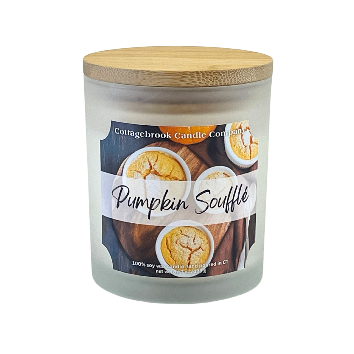Pumpkin Soufflé Soy Candle | 100% Soy Wax, Hand-Poured, Eco-Friendly
