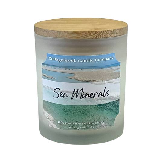 Sea Minerals Soy Candle | 100% Soy Wax, Hand-Poured, Eco-Friendly