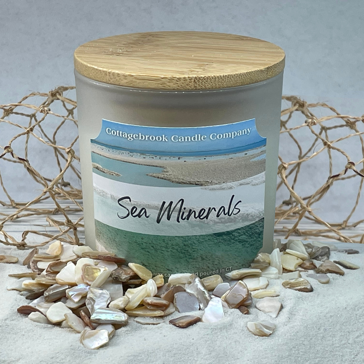 Sea Minerals Soy Candle | 100% Soy Wax, Hand-Poured, Eco-Friendly