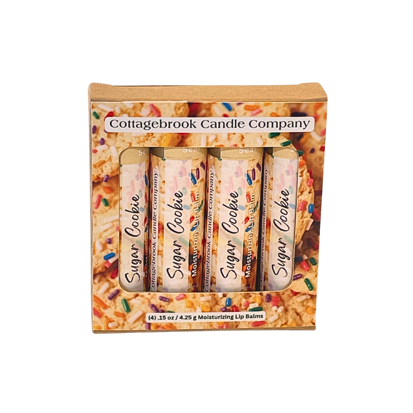 Sugar Cookie Moisturizing Lip Balm (4-pk)