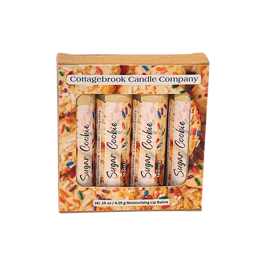 Sugar Cookie Moisturizing Lip Balm (4-pk)