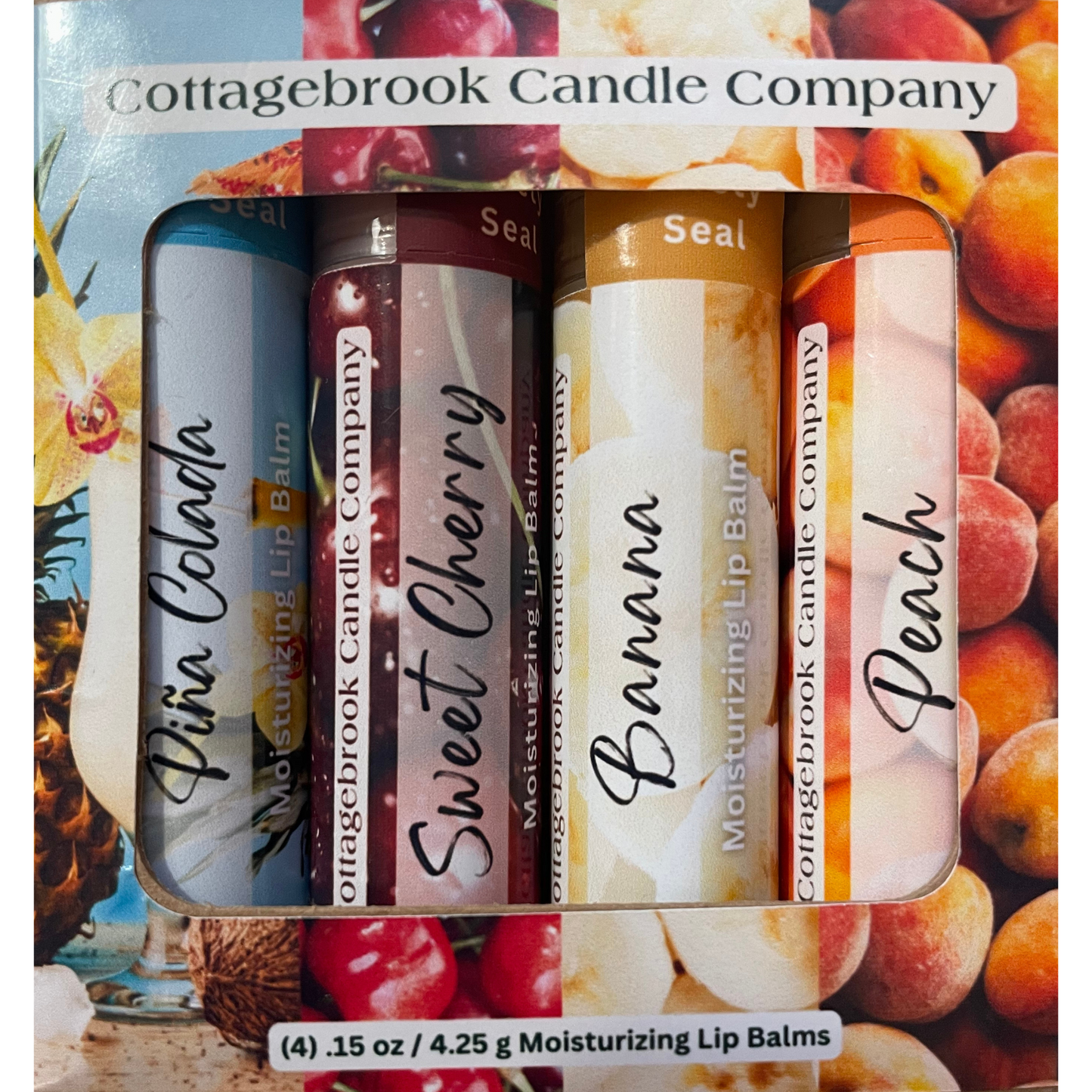 Moisturizing Lip Balm (4-pk) - Fruit Flavors