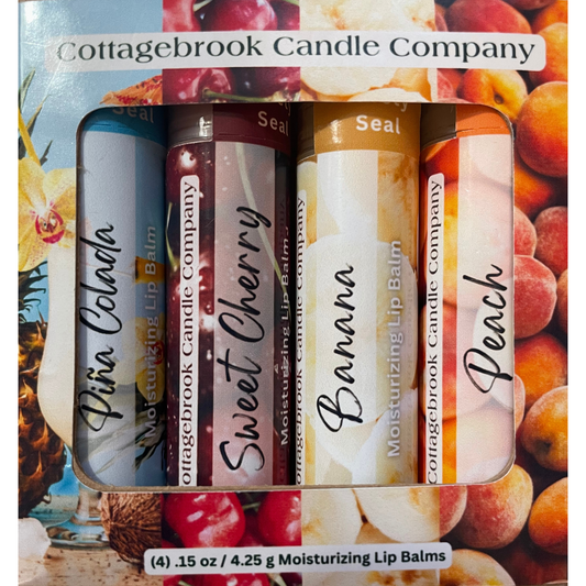 Moisturizing Lip Balm (4-pk) - Fruit Flavors