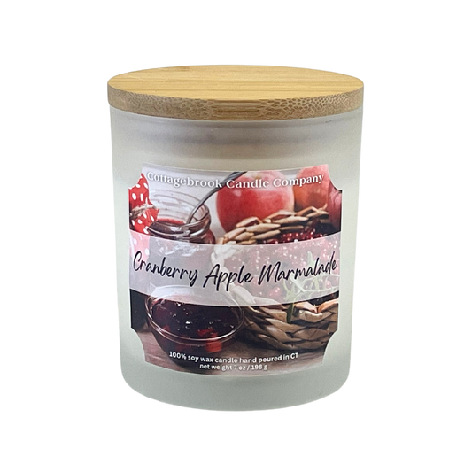 Cranberry Apple Marmalade Soy Candle | 100% Soy Wax, Hand-Poured, Eco-Friendly