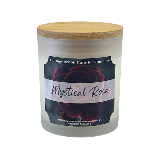 Mystical Rose Soy Candle | 100% Soy Wax, Hand-Poured, Eco-Friendly