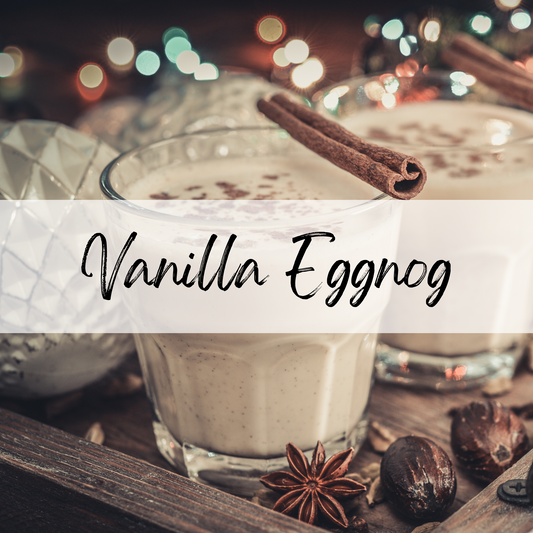 Vanilla Eggnog Soy Candle | 100% Soy Wax, Hand-Poured, Eco-Friendly