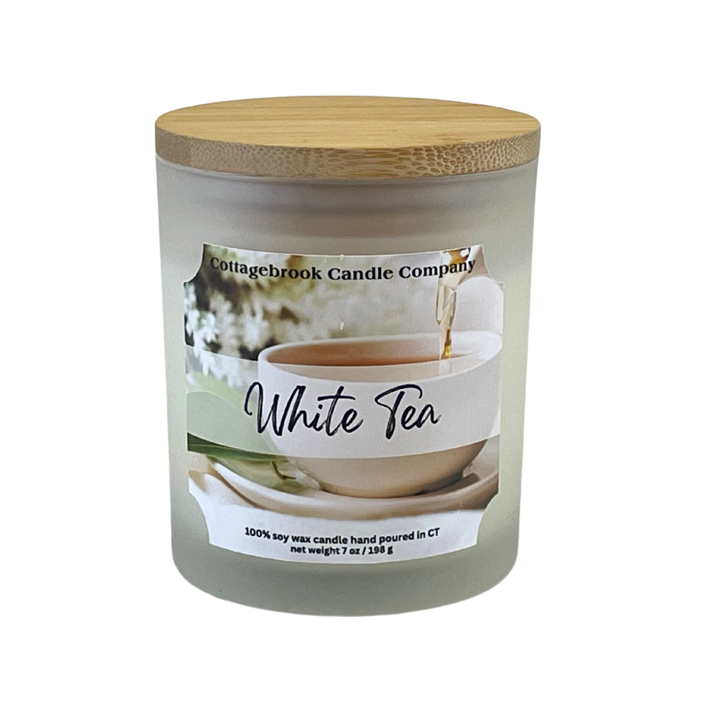 White Tea Soy Candle | 100% Soy Wax, Hand-Poured, Eco-Friendly