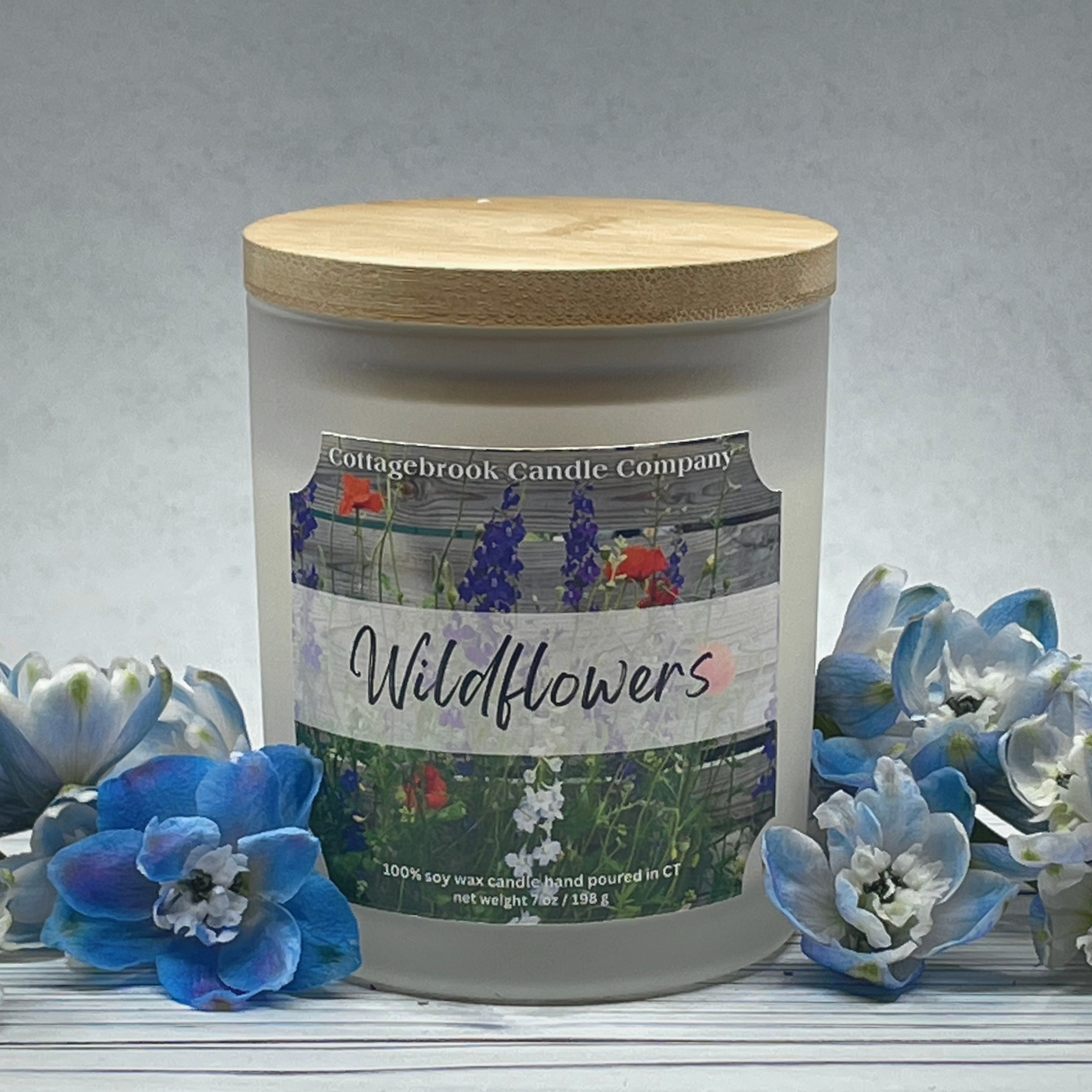 Wildflowers Soy Candle | 100% Soy Wax, Hand-Poured, Eco-Friendly