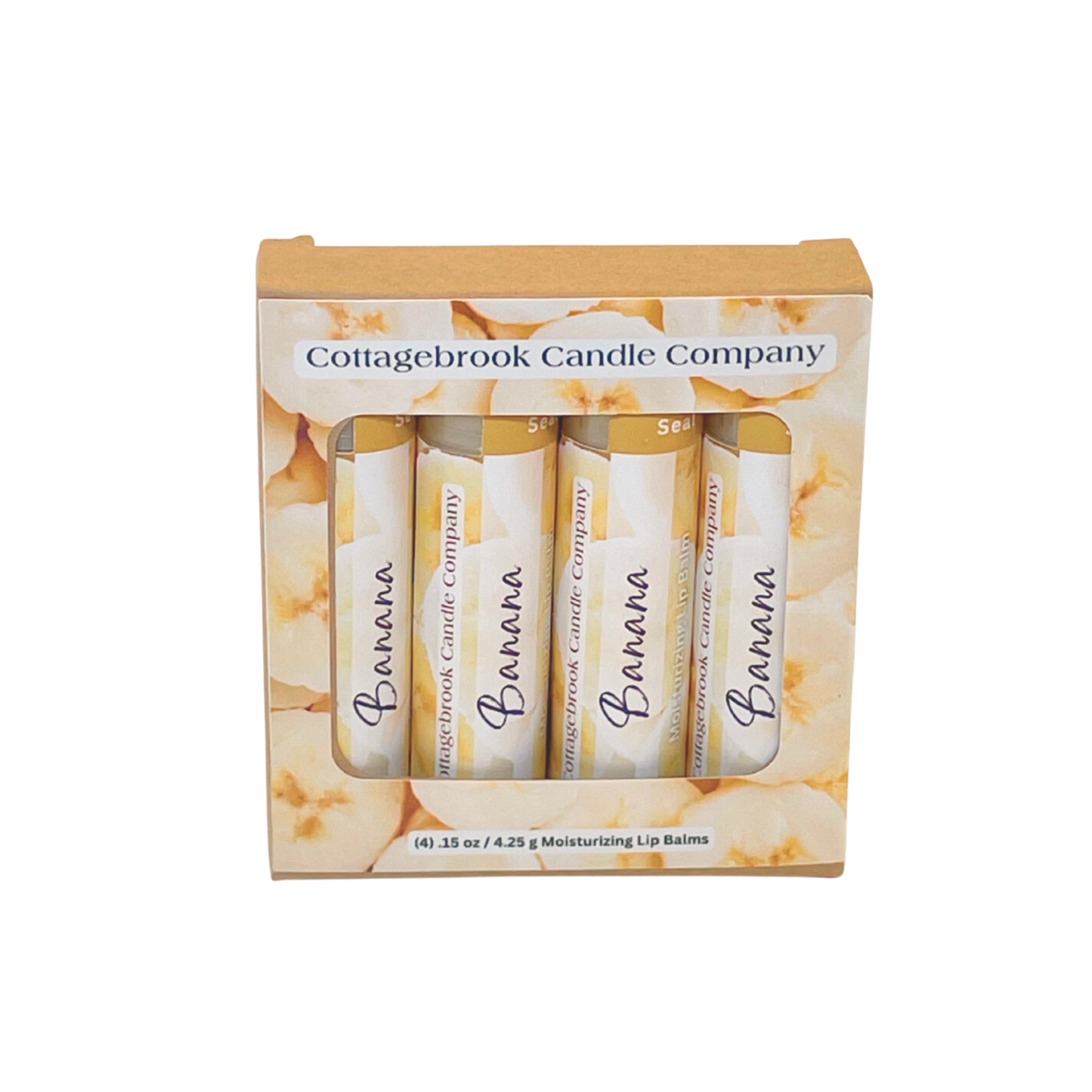 Banana Moisturizing Lip Balm (4 pk)