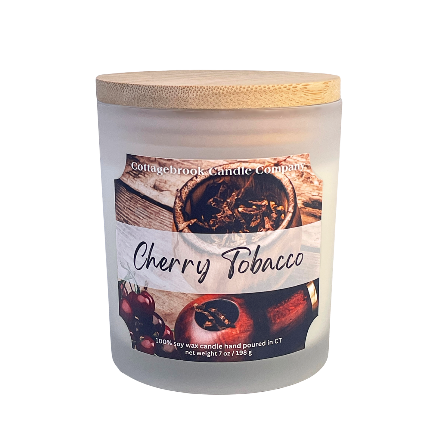Cherry Tobacco Soy Candle