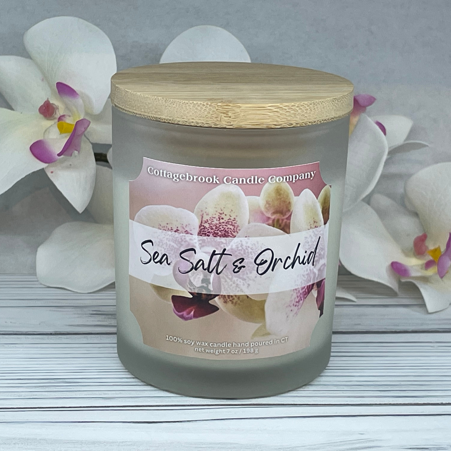 Sea Salt & Orchid Soy Candle