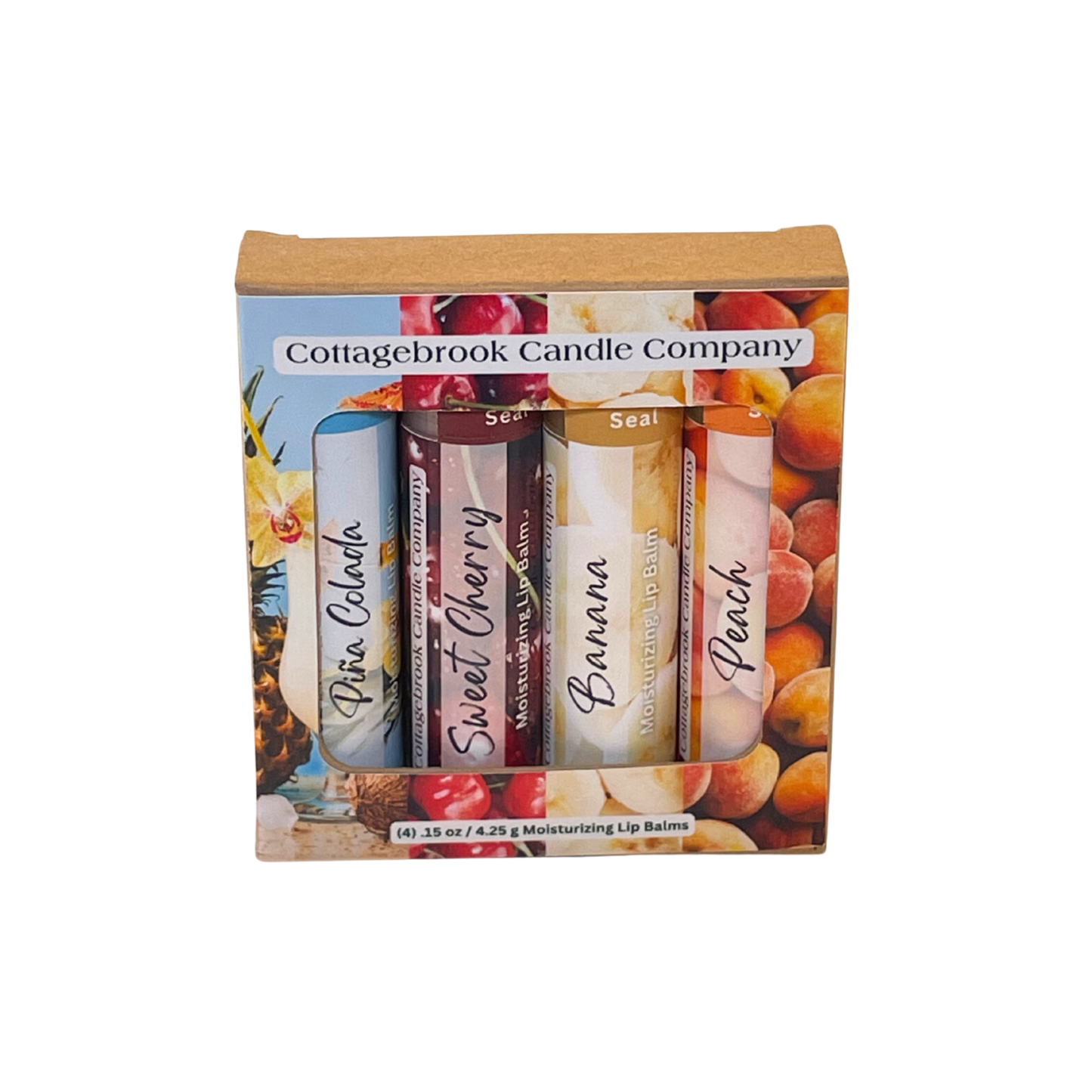 Moisturizing Lip Balm (4-pk) - Fruit Flavors