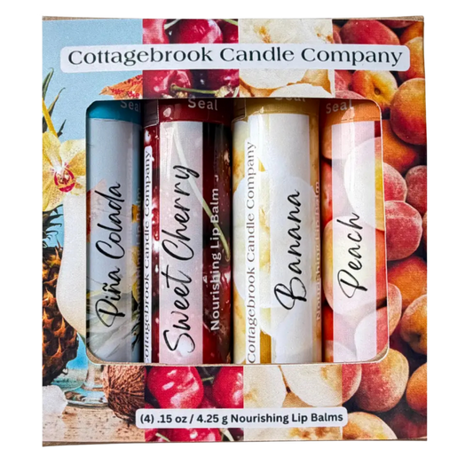 Nourishing Lip Balm (4-pk) - Fruit Flavors