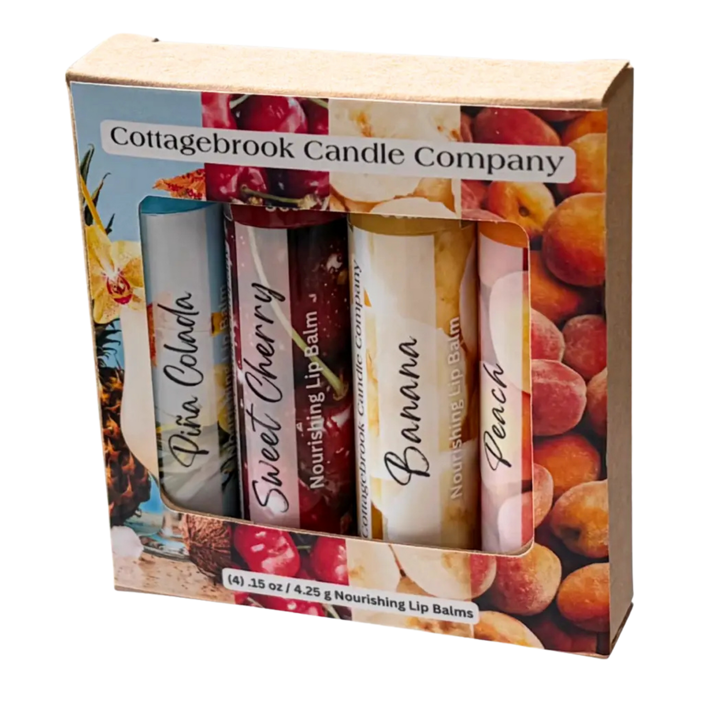 Nourishing Lip Balm (4-pk) - Fruit Flavors