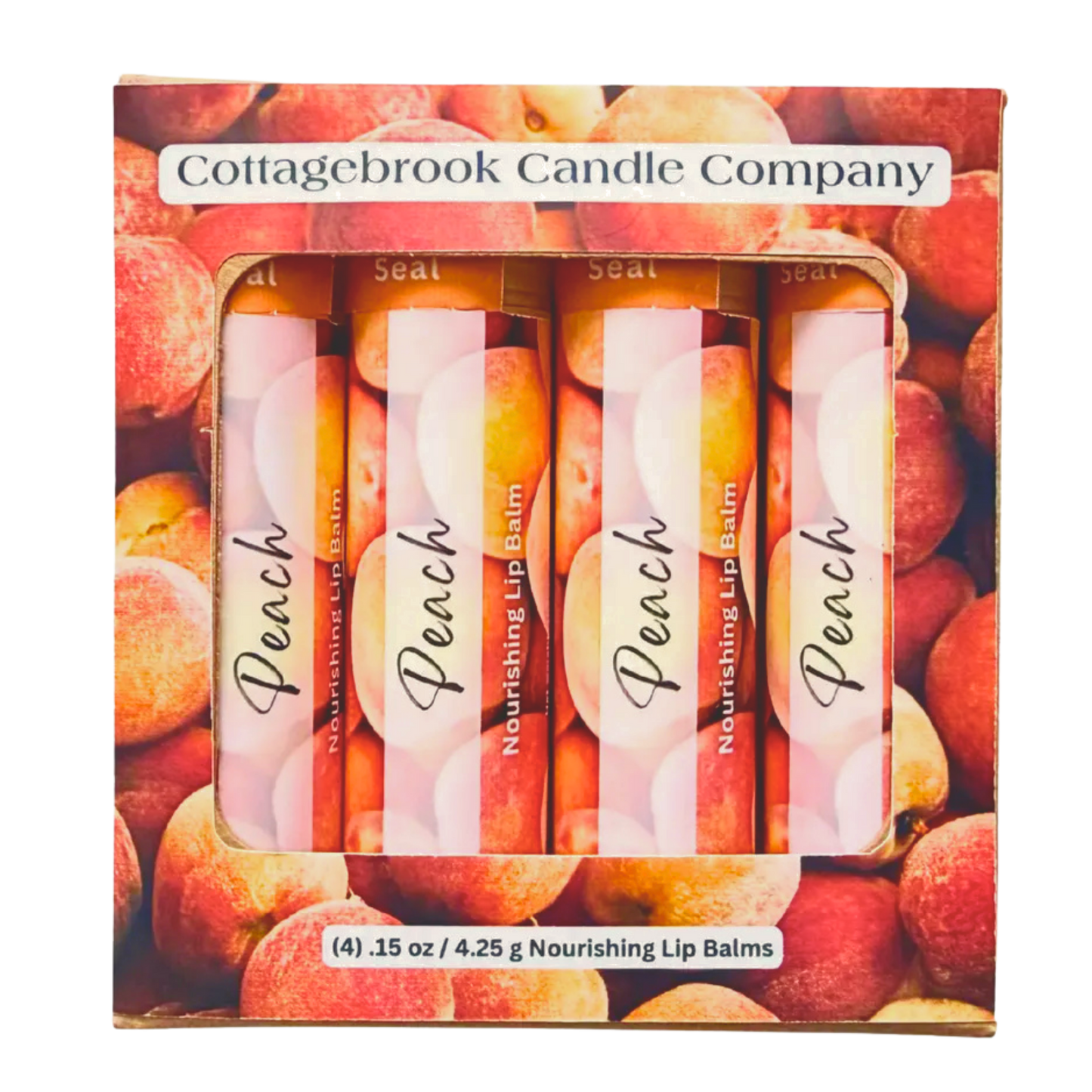 Peach Nourishing Lip Balm (4-pk)