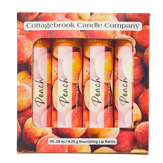 Peach Nourishing Lip Balm (4-pk)