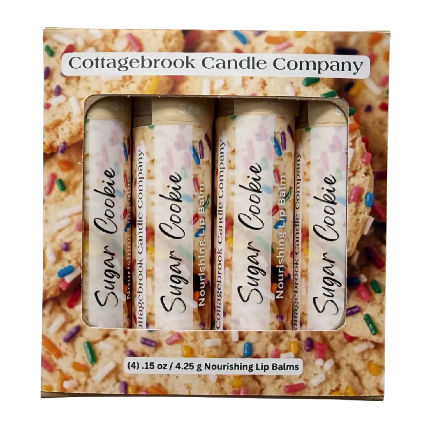 Sugar Cookie Nourishing Lip Balm (4-pk)