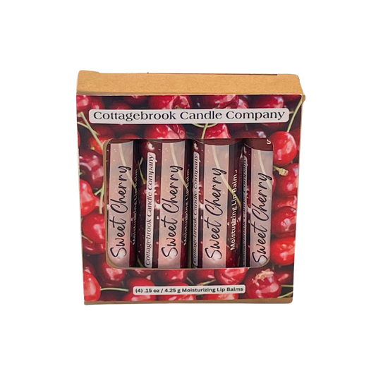 Sweet Cherry Moisturizing Lip Balm (4 pk)