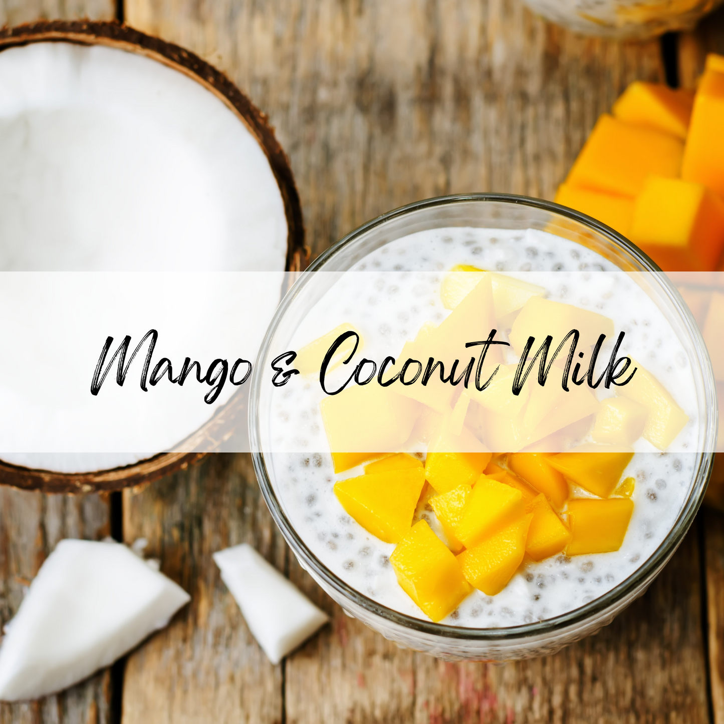 Mango & Coconut Milk Soy Candle